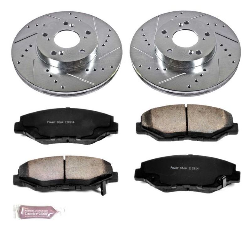 PSB Z36 Truck & Tow Kit - Power Stop 14-15 Acura ILX Front Z36 Truck & Tow Brake Kit
