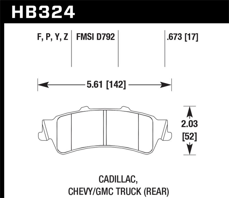 HAWK Super Duty Brake Pad Sets - Hawk Super Duty Street Brake Pads