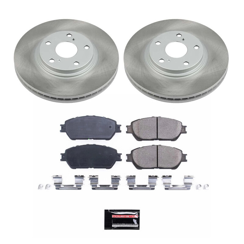 PSB Semi-Coated Rotor Kits - Power Stop 04-06 Lexus ES330 Front Semi-Coated Rotor Kit