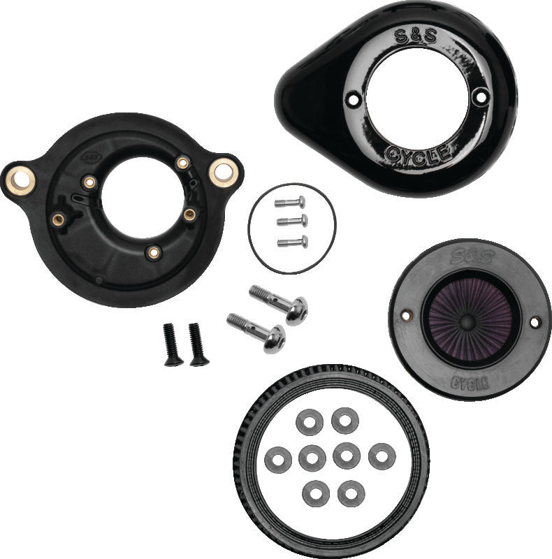 SSC Air Stinger Kits - S&S Cycle 2017+ M8 Models Stealth Air Stinger Kit w/ Gloss Black