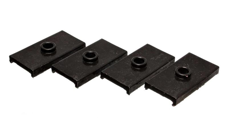 ES Leaf Spring Pads - Black - Energy Suspension 62-80 MG MGB Black Rear Leaf Spring Pad Set