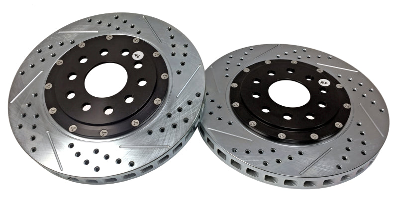 BAE Eradispeed Rotors - Baer Brakes 04-09 Cadillac XLR Eradispeed+ Front SDZ 2-Piece Performance Brake Rotors