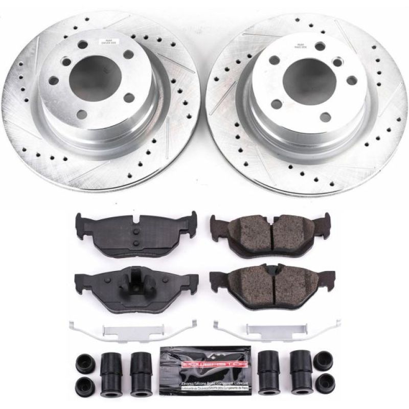 PSB Z23 Evolution Kit - Power Stop 10-13 BMW 128i Rear Z23 Evolution Sport Brake Kit
