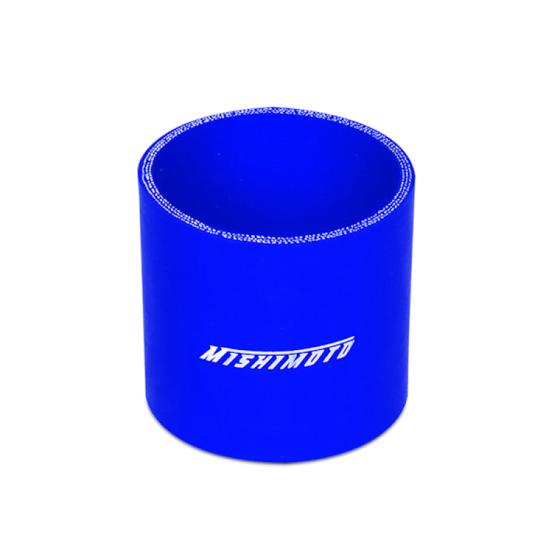 MM Couplers - Straight - Mishimoto 3.0 Inch Blue Straight Coupler