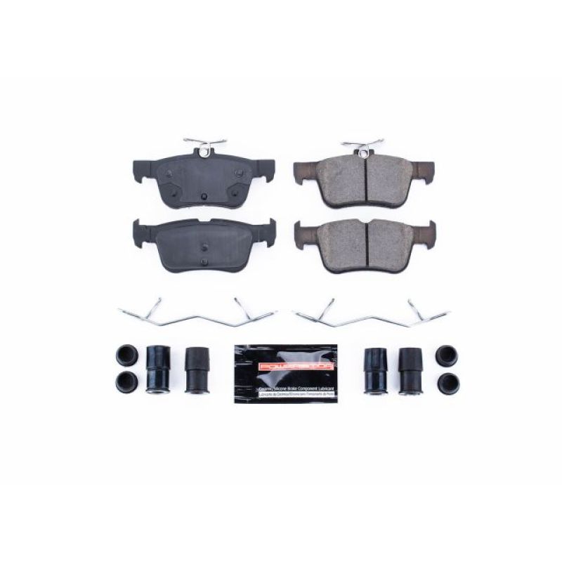 PSB Z23 Evolution Brake Pads - Power Stop 17-18 Ford Edge Rear Z23 Evolution Sport Brake Pads w/Hardware