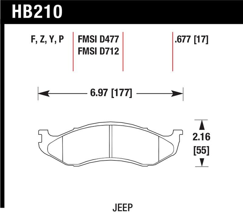 HAWK LTS Brake Pads - Hawk LTS Street Brake Pads