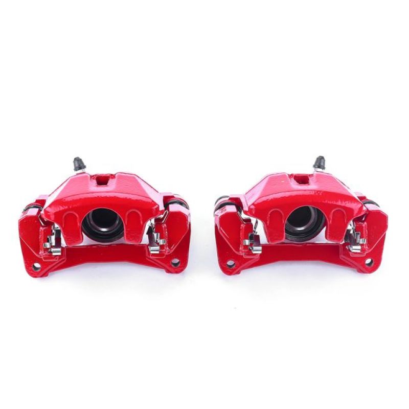 PSB Red Calipers - Power Stop 99-03 Lexus RX300 Rear Red Calipers w/Brackets - Pair