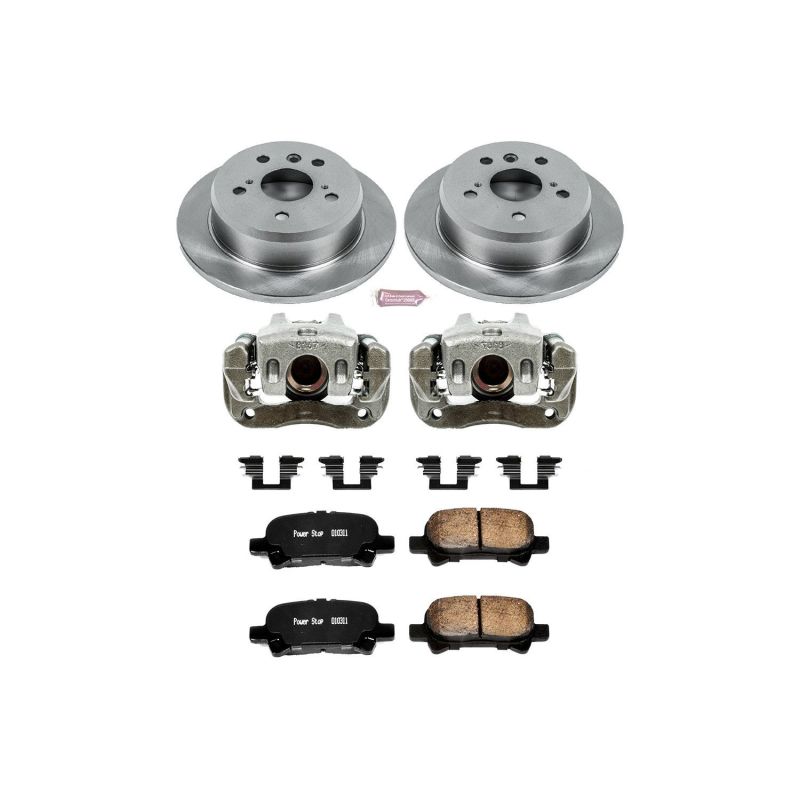 PSB Autospecialty Kit w/Cals - Power Stop 05-07 Toyota Avalon Rear Autospecialty Brake Kit w/Calipers