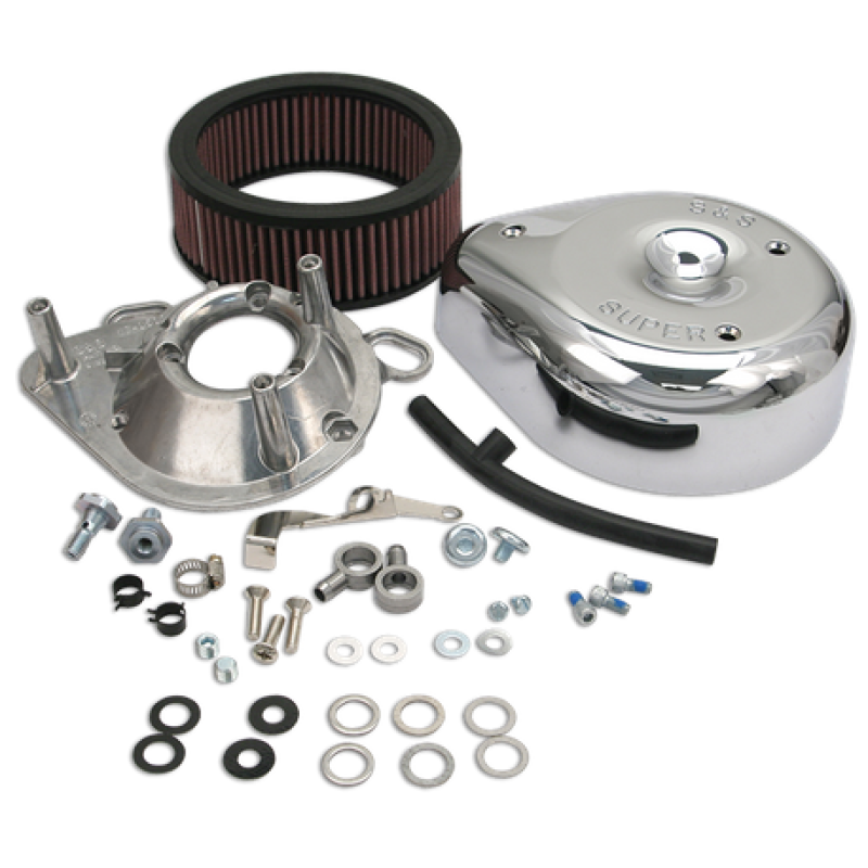 SSC Air Cleaner Kits - S&S Cycle 99-06 BT Teardrop Air Cleaner Kit for Super E/G Carb