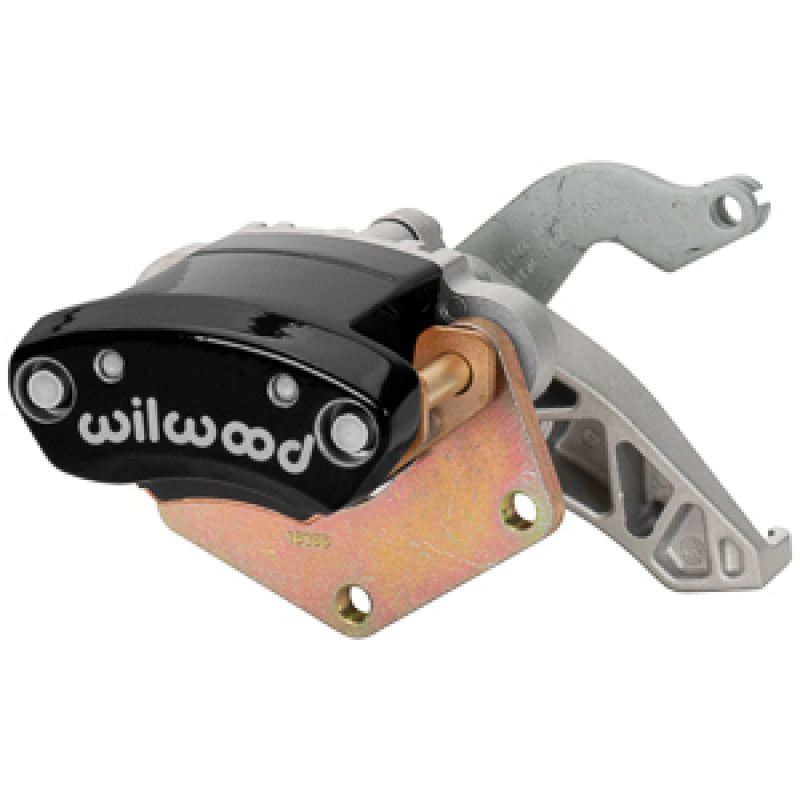 WIL Parking Brake Caliper - Wilwood RH MC4 Mechanical Parking Brake Caliper - 2.00in Bracket - 1.10in Disc - Black