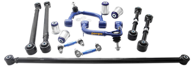 SPR Bushing Kits - SuperPro 21+ Toyota Land Cruiser 300 Vehicle Performance & Geometry Upgrade Kit- (Front & Rear)