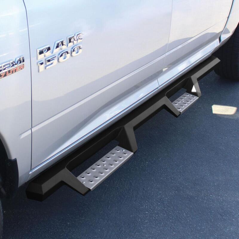 WES Nerf Bars - HDX Drop - Westin 09-18 RAM 1500 Crew Cab HDX Stainless Drop Nerf Step Bars - Tex. Blk