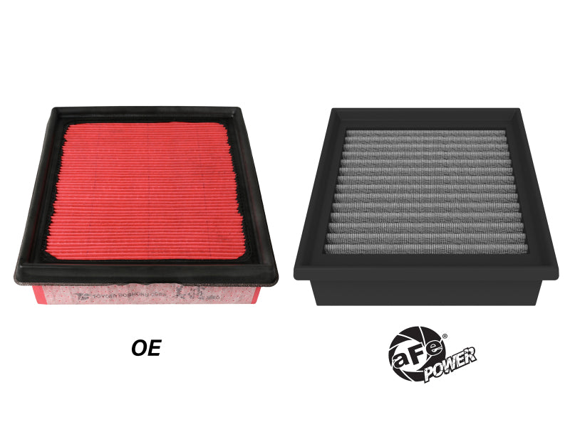 AFE Direct Fit Pro DRY S Air Filter - aFe 23-24 Toyota Prius L4-2.0L Magnum FLOW OE Replacement Air Filter w/ Pro DRY S Media