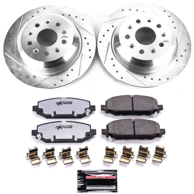 PSB Z36 Truck & Tow Kit - Power Stop 18-19 Jeep Wrangler Rear Z36 Truck & Tow Brake Kit