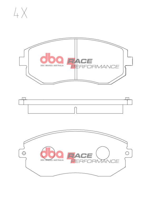 DBA RP Performance Brake Pads - DBA 13-20 Toyota 86/Subaru BRZ (ZN6) RP Performance Front Brake Pads