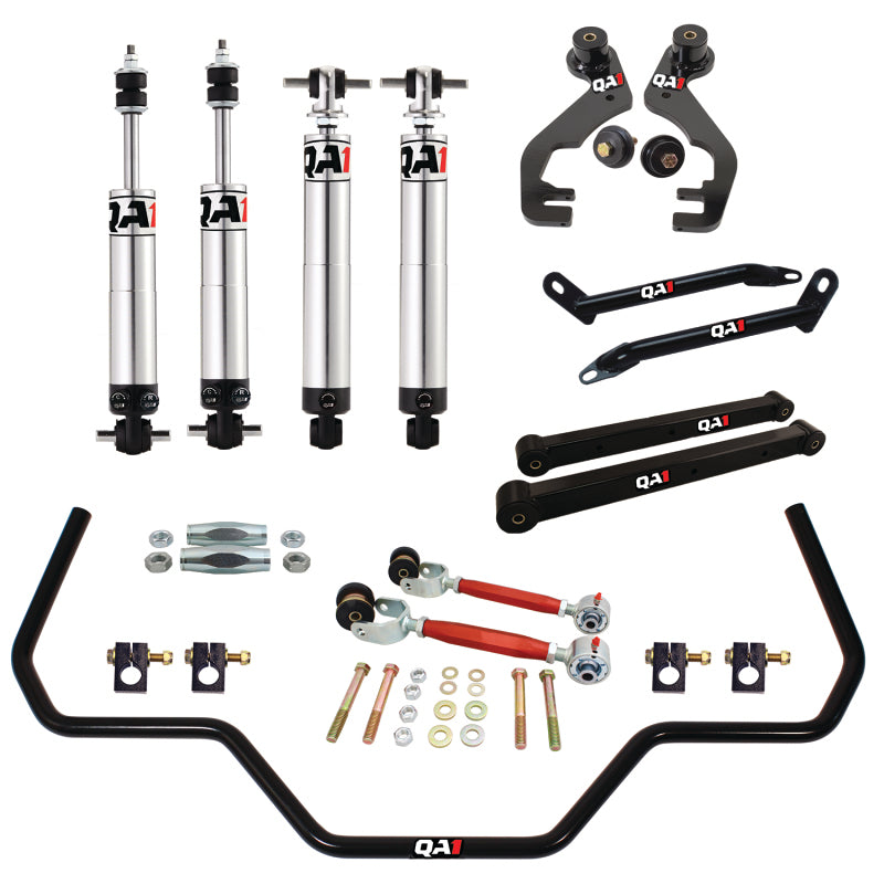 QAP Trailing Arms - QA1 78-88 GM G-Body Level 1 Drag Kit 2.0 w/ Shocks