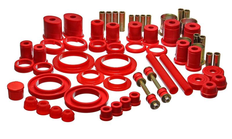 ES Hyper-Flex Sets - Red - Energy Suspension 99-04 Ford Mustang Red Hyper-flex Master Bushing Set