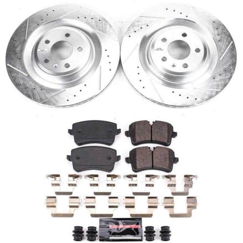 PSB Z23 Evolution Kit - Power Stop 16-18 Audi A7 Quattro Rear Z23 Evolution Sport Brake Kit