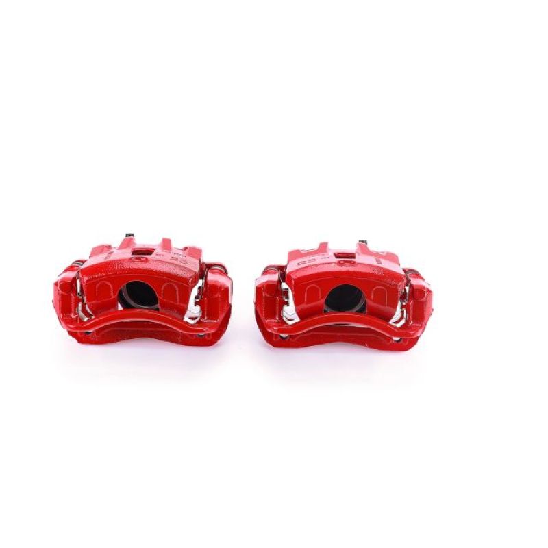 PSB Red Calipers - Power Stop 10-13 Kia Soul Front Red Calipers w/Brackets - Pair