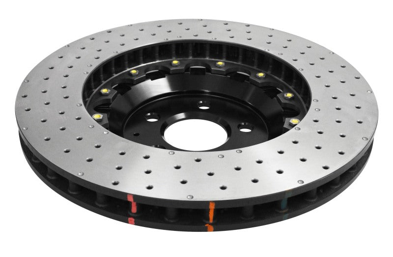 DBA 5000 Series Drilled Rotors - DBA 15-20 Ford Mustang GT Perf Package (380mm Front Rotor) Front 5000 Series Drilled Rotor w/Blk Hat