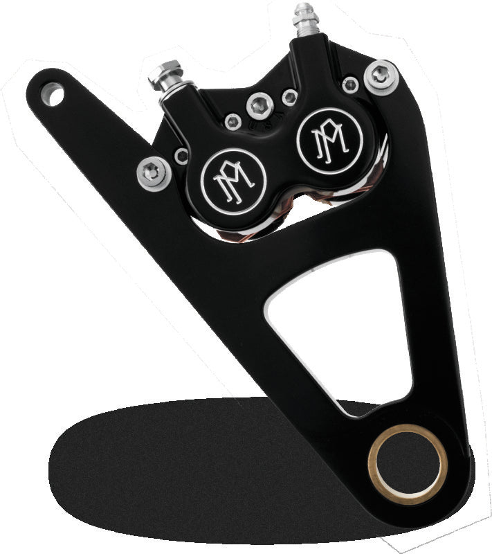 PFM Brake Kits - Performance Machine Front 4 Piston Caliper and Bracket - Contrast Cut
