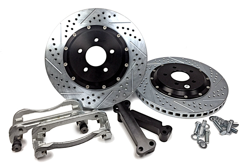 BAE Eradispeed Rotors - Baer Brakes 05-14 Ford Mustang Base Eradispeed+ Front SDZ 2-Piece Performance Brake Rotors