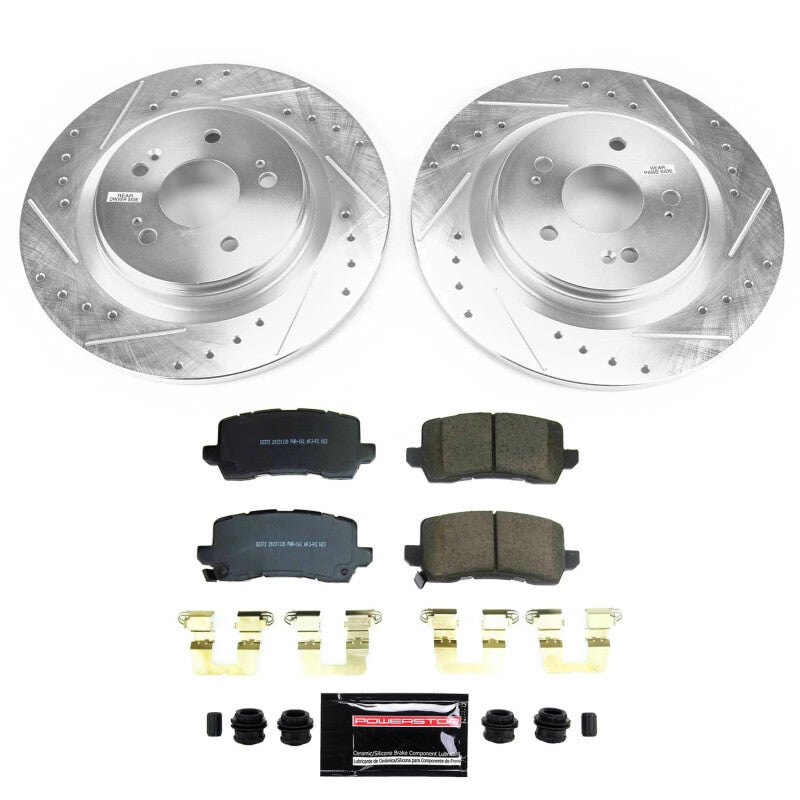 PSB Z23 Evolution Kit - Power Stop 21-22 Honda Odyssey Rear Z23 Evolution Brake Kit