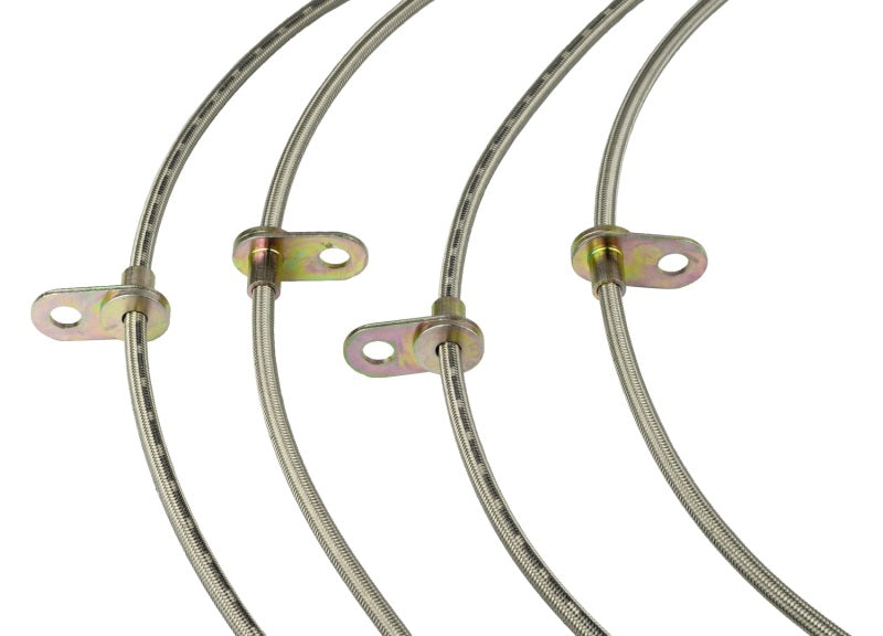 GR G-Stop Brake Line Kits - Goodridge 12-15 Chevrolet Camaro (ZL1 Only) Stainless Steel Brake Line Kit