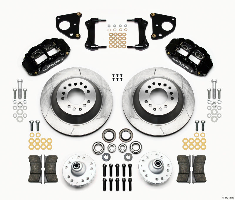 WIL Superlite Brake Kit - Wilwood Narrow Superlite 6R Front Hub & 1PC Rtr Kit 12.88in 62-72 CDP B & E Body-Drum