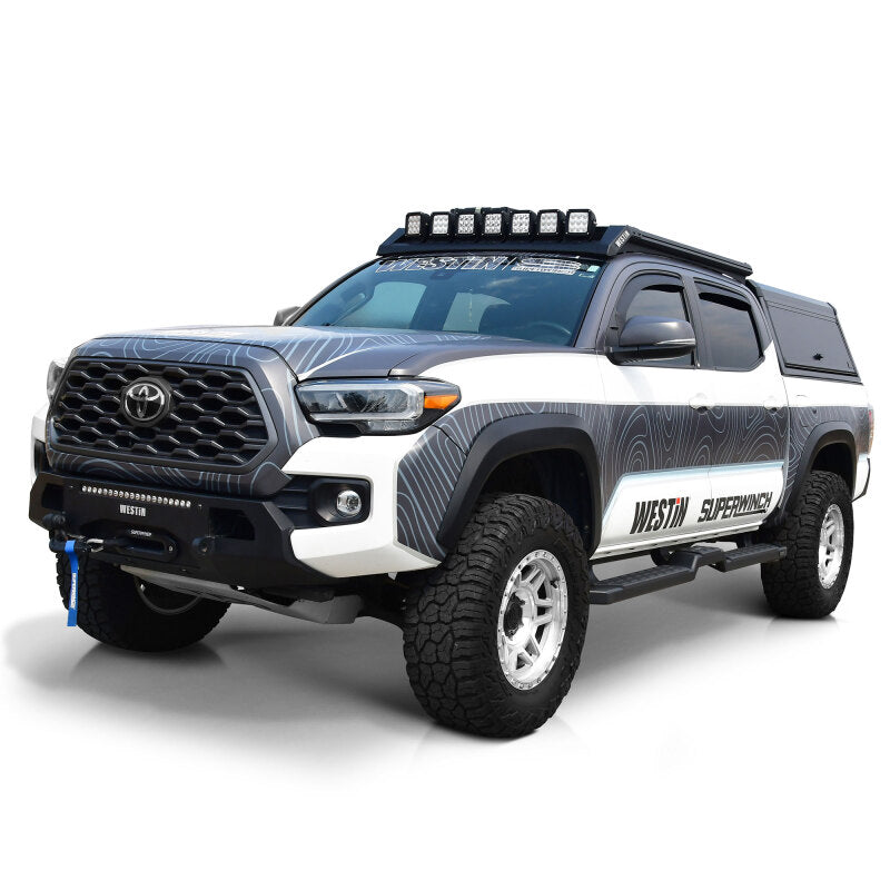 WES Running Boards - HDX - Westin 05-23 Toyota Tacoma DC HDX Running Boards - Tex. Blk
