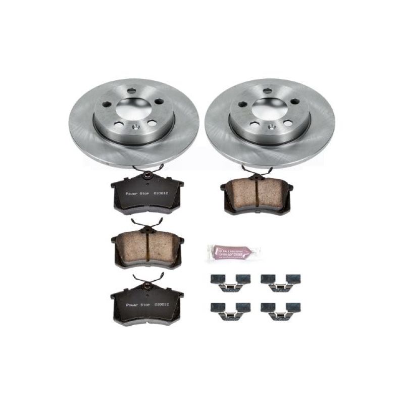 PSB Autospecialty Kit - Power Stop 00-06 Audi TT Quattro Rear Autospecialty Brake Kit