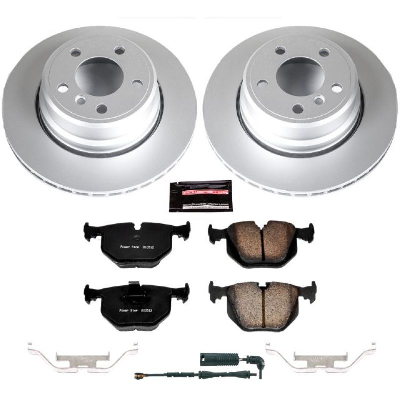 PSB Z23 Evolution Coated Kit - Power Stop 02-06 BMW X5 Rear Z23 Evolution Sport Coated Brake Kit