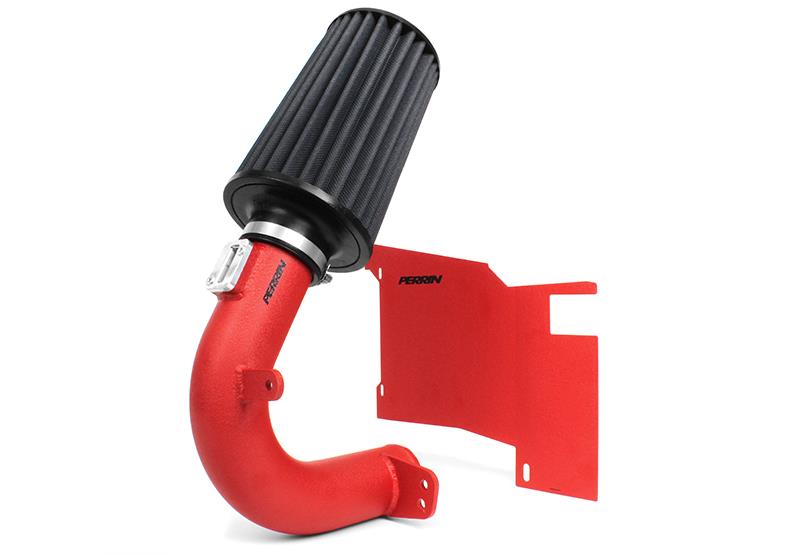 PA Cold Air Intake - PERRIN 15-21 Subaru WRX Cold-Air Intake w/Heatshield - Red