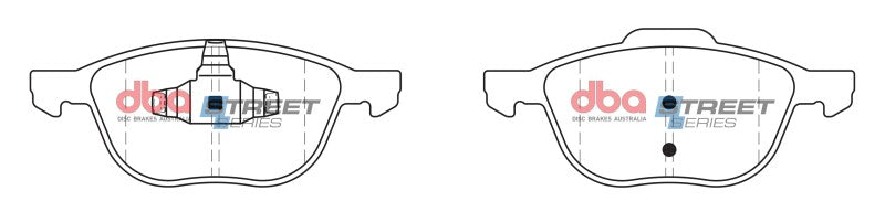 DBA Street Series Brake Pads - DBA 13-19 Ford C-Max Energi SEL Street Series Front Brake Pads