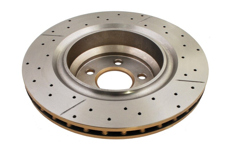 DBA Street Slot&Drill Rotors - DBA 08-15 Dodge Challenger SRT-8 Rear Drilled & Slotted Street Series Rotor