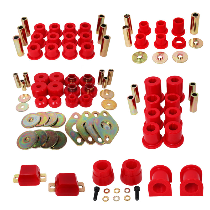 ES Hyper-Flex Sets - Red - Energy Suspension Toyota Tacoma 2wd 6 Lug Master Set - Red