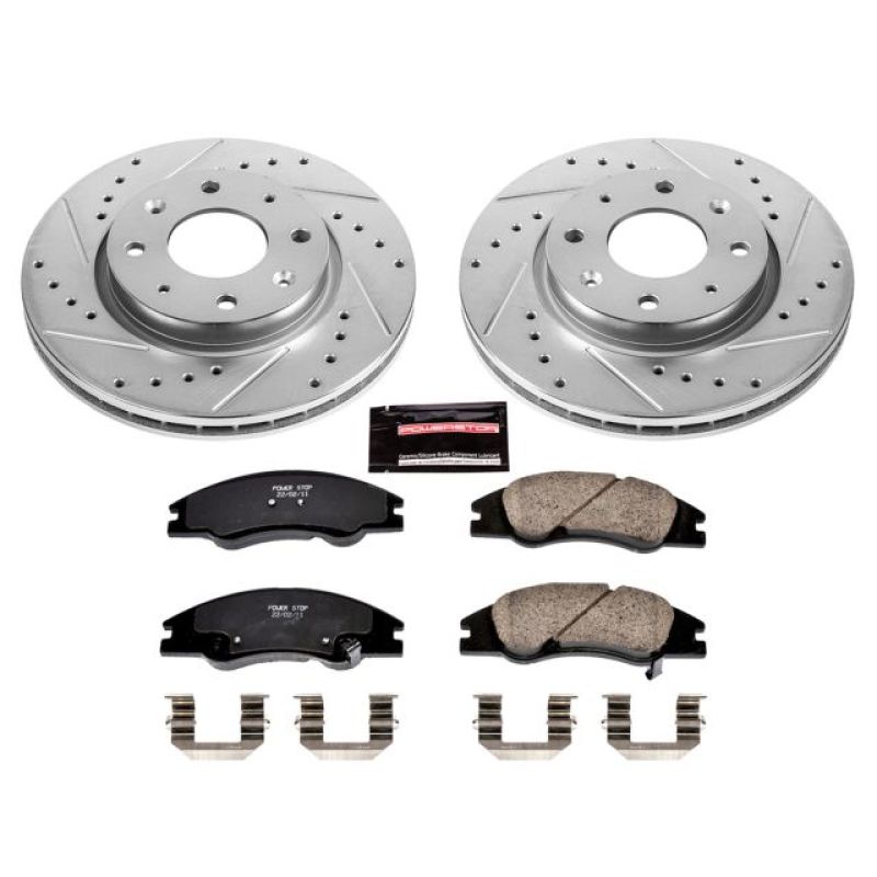 PSB Z23 Evolution Kit - Power Stop 04-09 Kia Spectra Front Z23 Evolution Sport Brake Kit