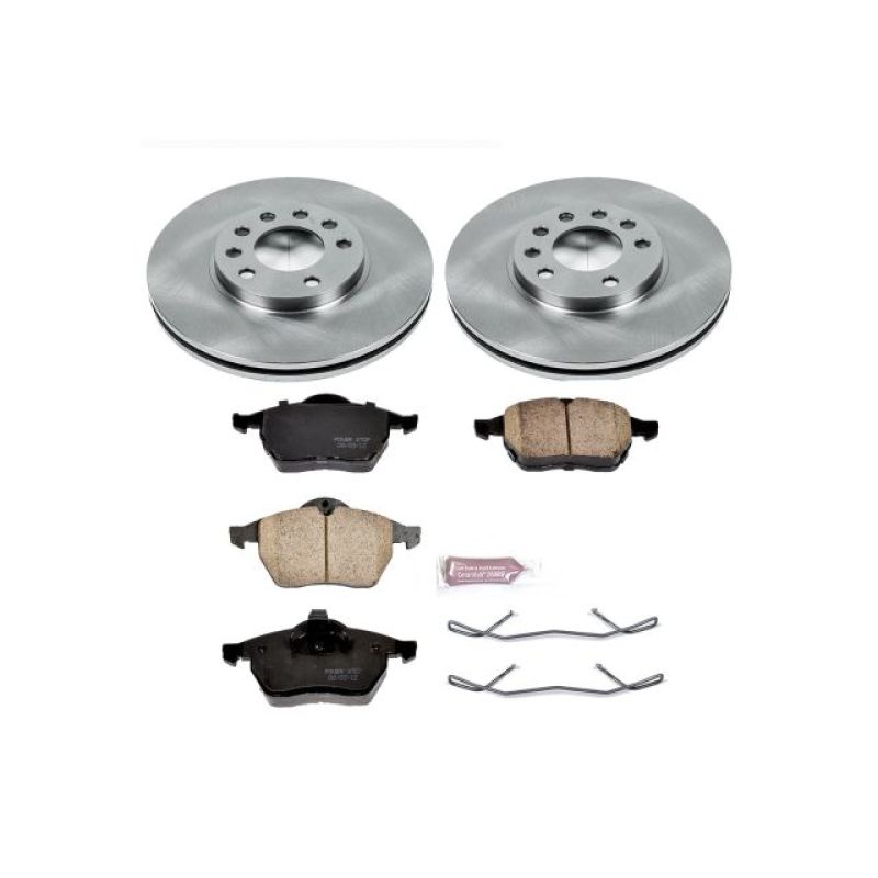 PSB Autospecialty Kit - Power Stop 97-98 Saab 900 Front Autospecialty Brake Kit