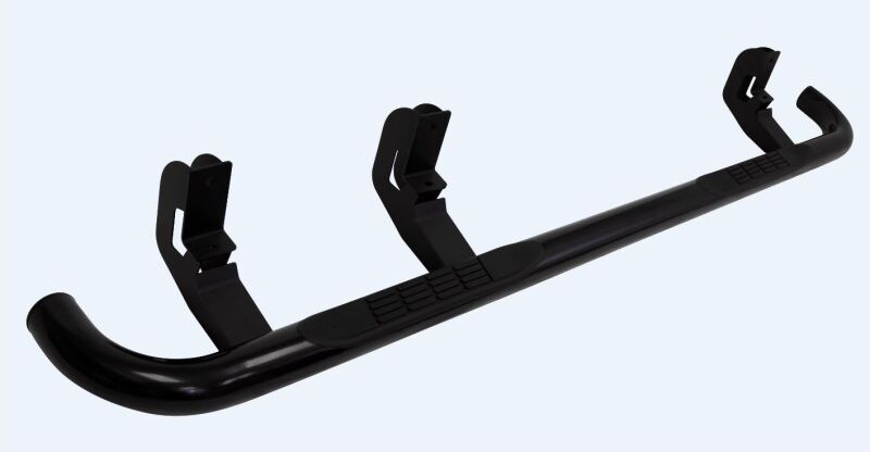 GOR Steps - 4000 - Blk - Go Rhino 19-20 Ram 1500 4000 Series SideSteps - Cab Length - Black