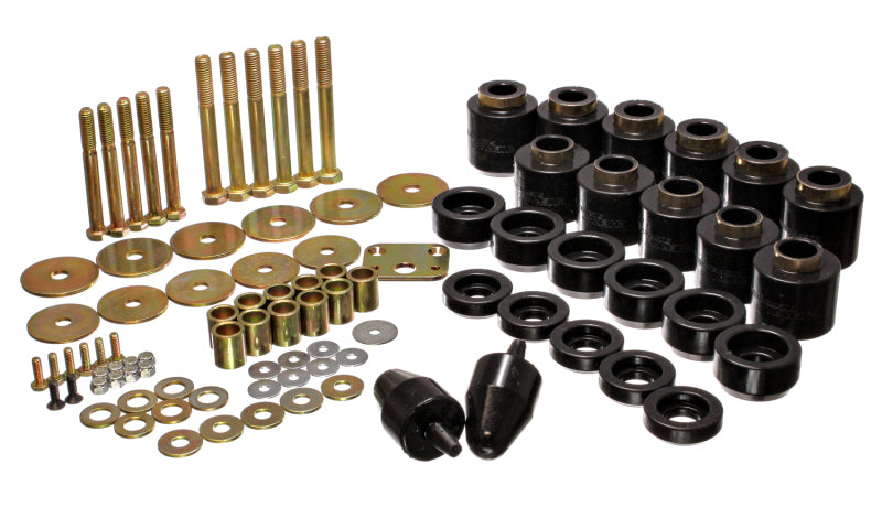 ES Body Mounts - Black - Energy Suspension 1in Black Body Lift Kit