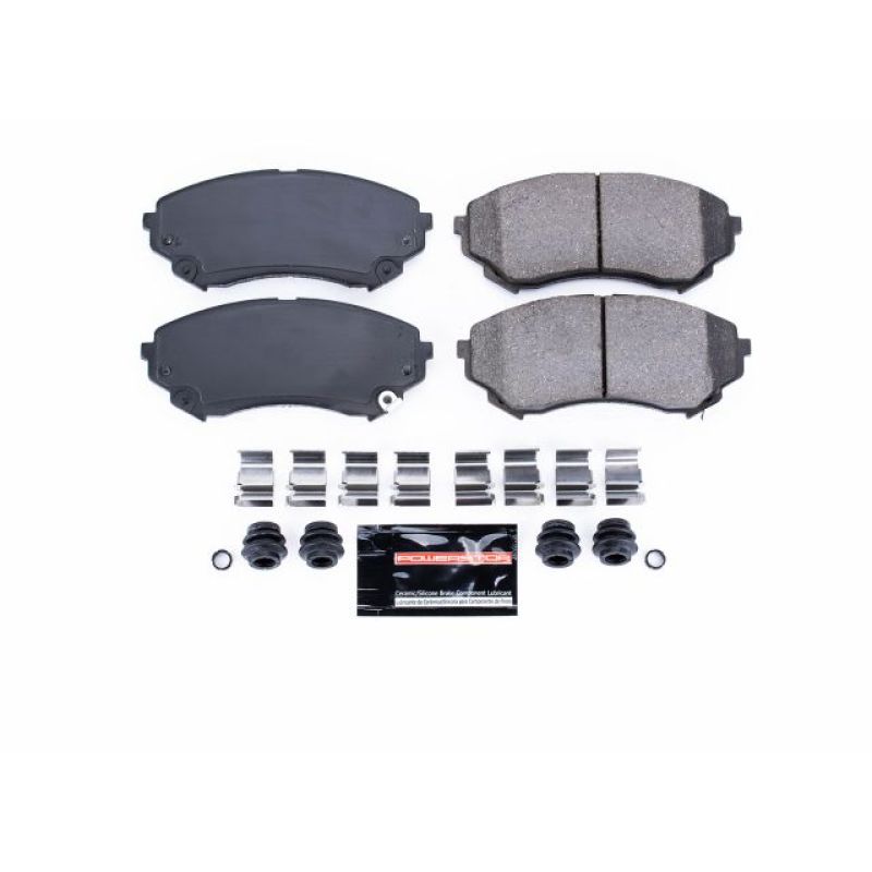 PSB Z23 Evolution Brake Pads - Power Stop 08-14 Cadillac CTS Front Z23 Evolution Sport Brake Pads w/Hardware