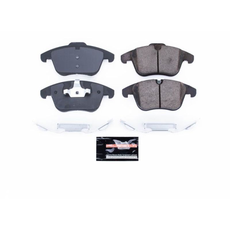 PSB Z23 Evolution Brake Pads - Power Stop 06-08 Jaguar S-Type Front Z23 Evolution Sport Brake Pads w/Hardware