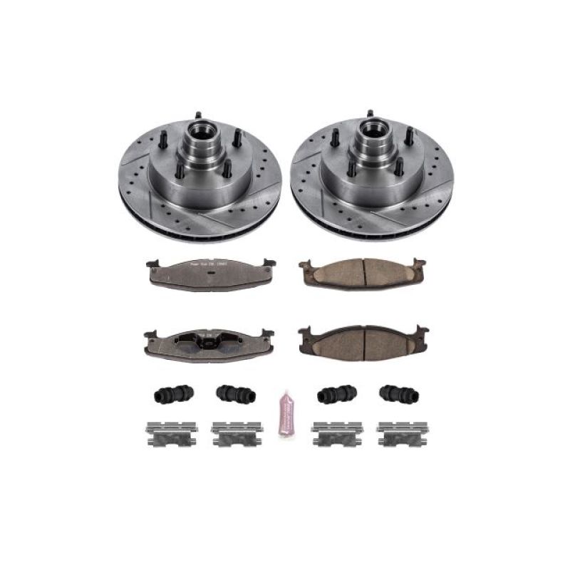 PSB Z36 Truck & Tow Kit - Power Stop 94-01 Ford E-150 Front Z36 Truck & Tow Brake Kit