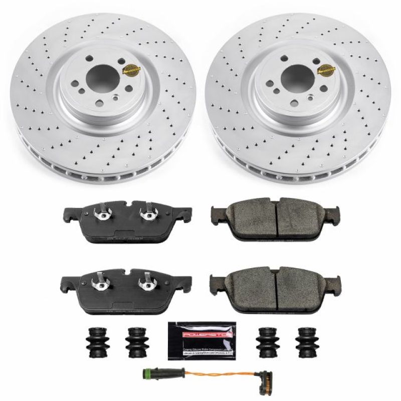 PSB Evolution Coated Rotor - Power Stop 17-18 Mercedes-Benz GLS550 Front Z23 Coated Brake Kit