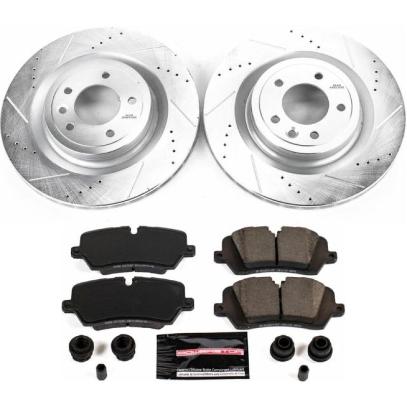 PSB Z23 Evolution Kit - Power Stop 2017 Land Rover Discovery Rear Z23 Evolution Sport Brake Kit