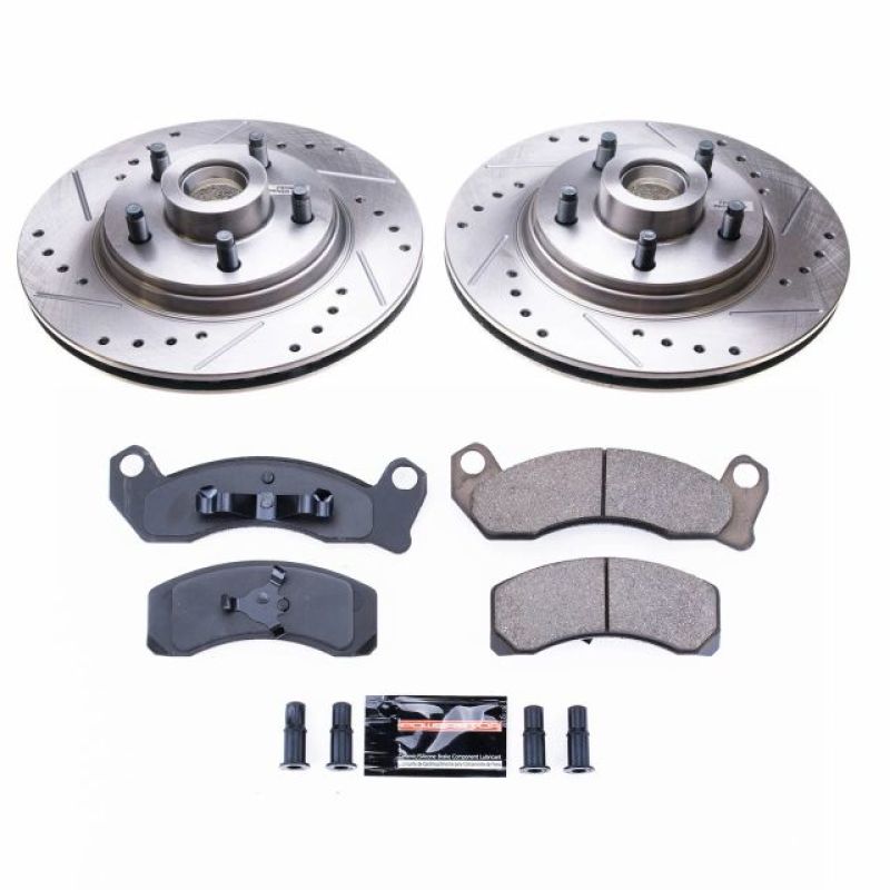 PSB Z23 Evolution Kit - Power Stop 84-86 Ford Mustang Front Z23 Evolution Sport Brake Kit