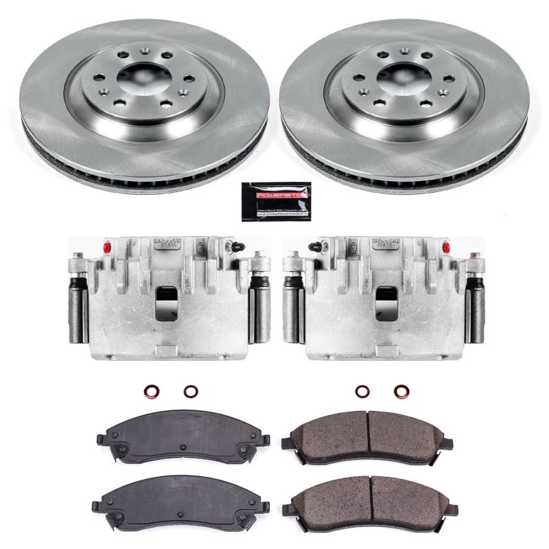 PSB Autospecialty Caliper - Power Stop 04-09 Cadillac SRX Front Autospecialty Kit w/Cals
