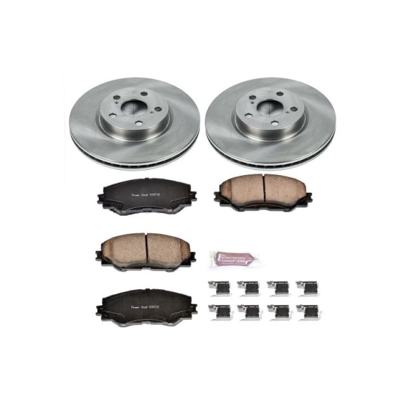 PSB Autospecialty Kit - Power Stop 09-10 Pontiac Vibe Front Autospecialty Brake Kit