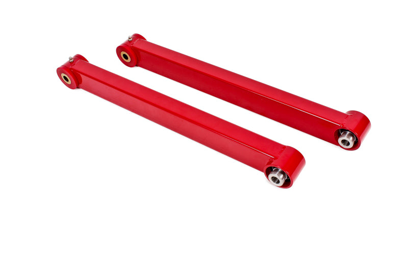 BMR Control Arms - BMR Suspension 05-14 Ford Mustang S197 Non-Adjustable Polyurethane Spherical Bearing Combo- Red