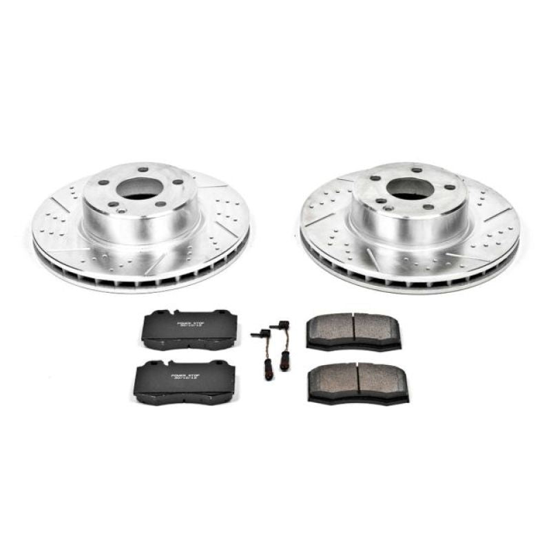 PSB Z23 Evolution Kit - Power Stop 03-06 Mercedes-Benz CL500 Front Z23 Evolution Sport Brake Kit